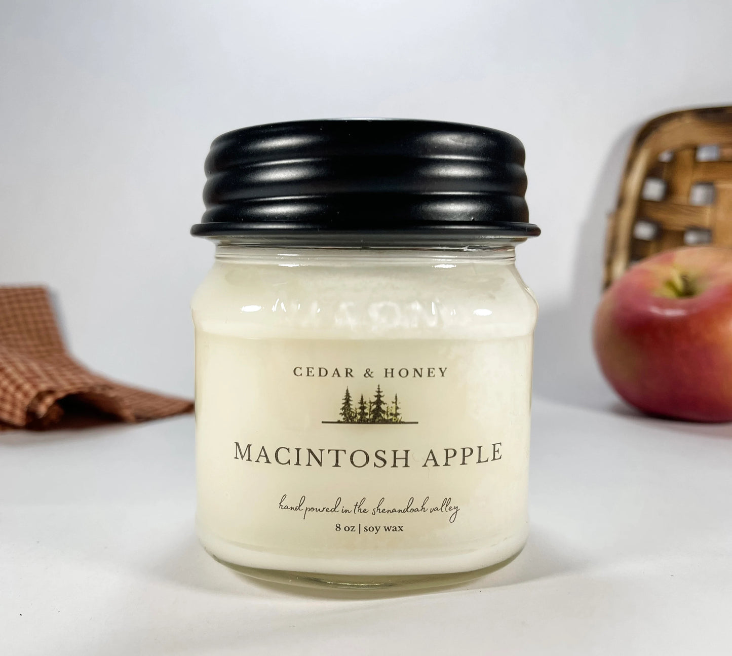 Macintosh Apple Scented Soy Candle